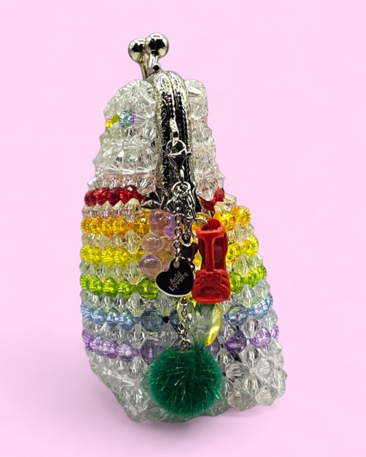 Monedero de Beads hecho a mano - Color Pride