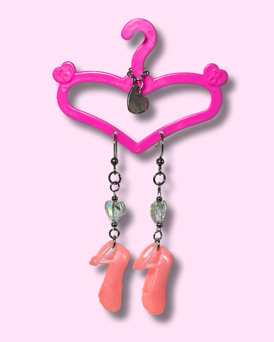Aros Zapato Ballet Barbie Rosa
