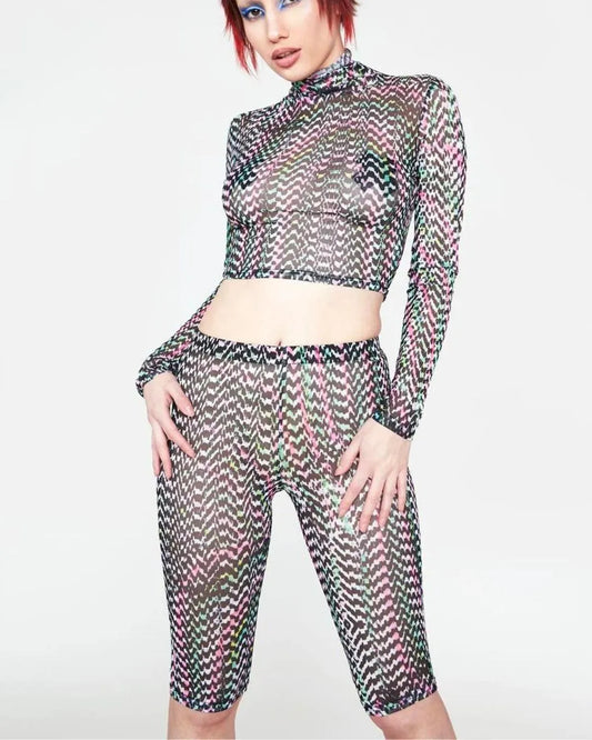 Shorts Biker Estampado Digital