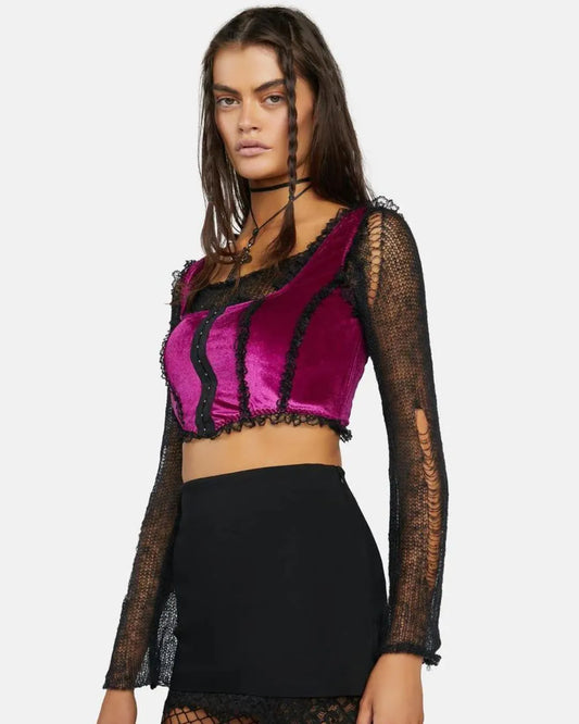 Top Corset Silence in Library