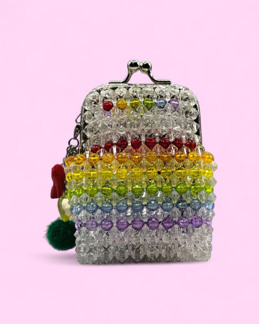 Monedero de Beads hecho a mano - Color Pride