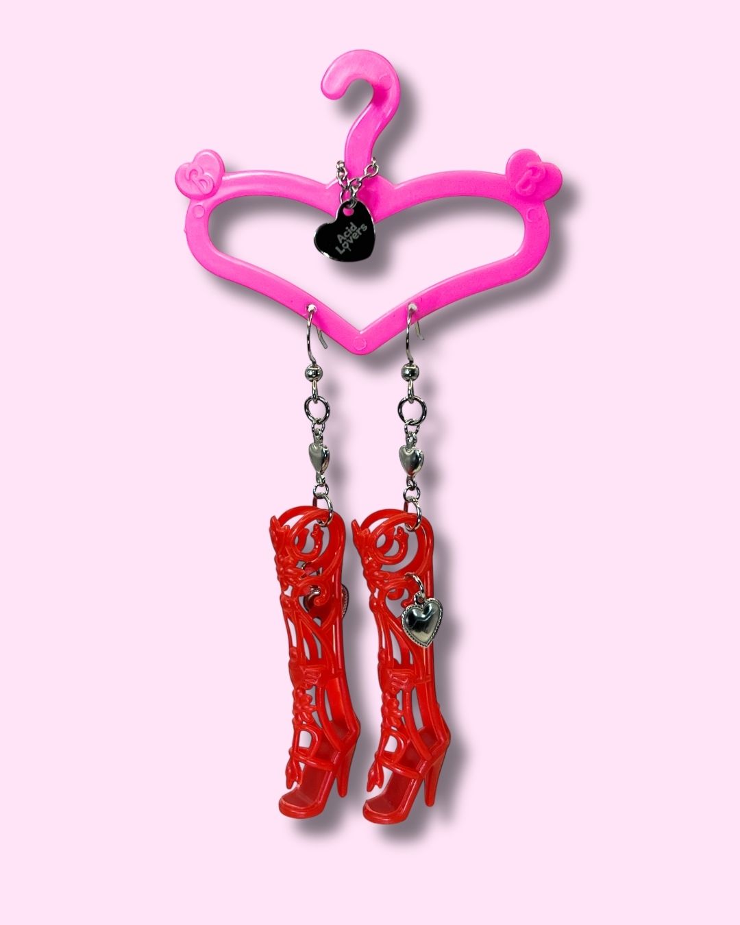 Aros Botas Rojas Barbie