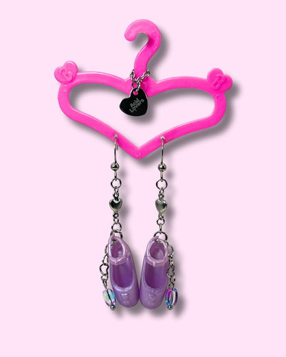 Aros Zapato Ballet Barbie Lila