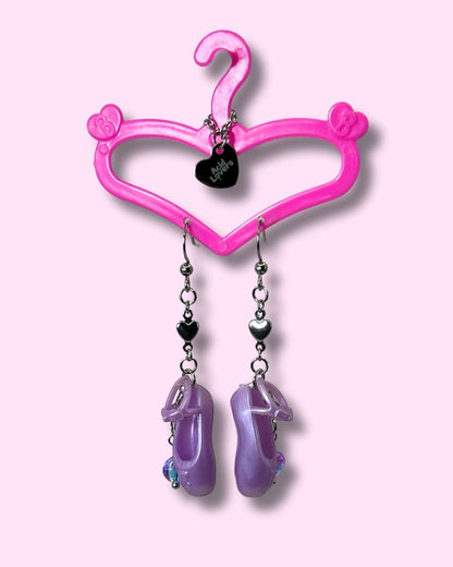 Aros Zapato Ballet Barbie Lila