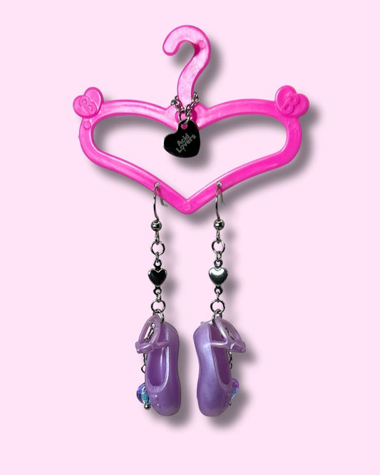 Aros Zapato Ballet Barbie Lila