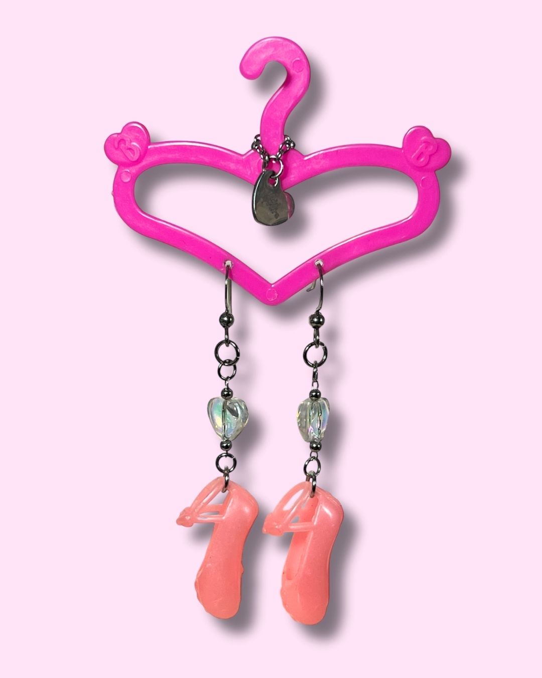 Aros Zapato Ballet Barbie Rosa