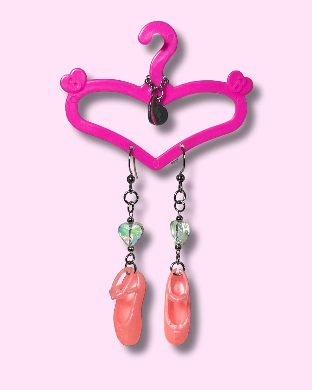 Aros Zapato Ballet Barbie Rosa