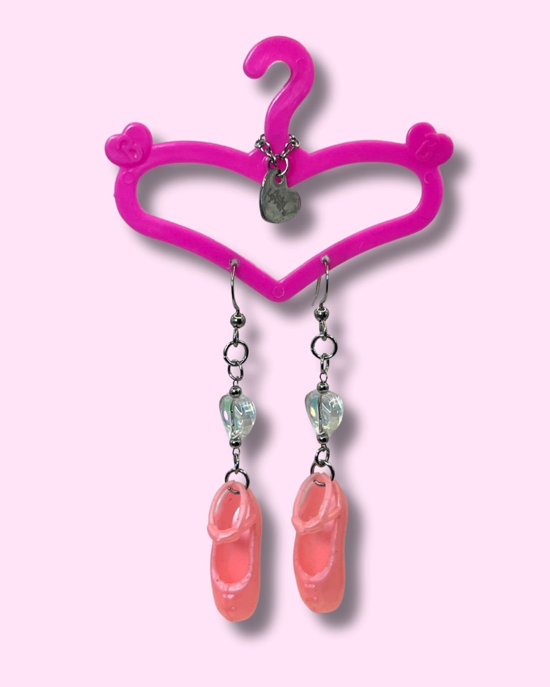 Aros Zapato Ballet Barbie Rosa