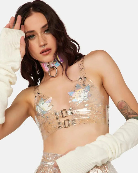 Top Crop Startlight Vinyl
