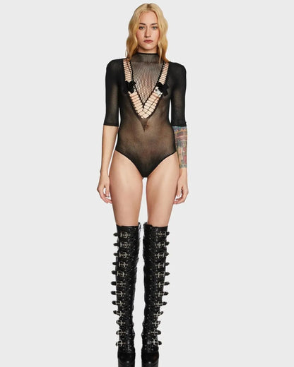 Malla Lencería Bodysuit Out Till Dawn