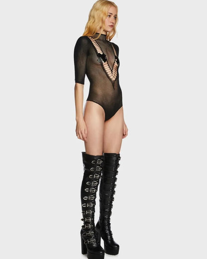 Malla Lencería Bodysuit Out Till Dawn