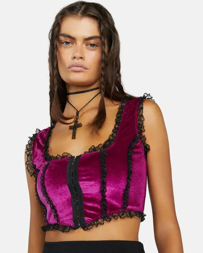 Top Corset Silence in Library