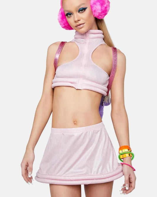 Mini Falda Spaced Out