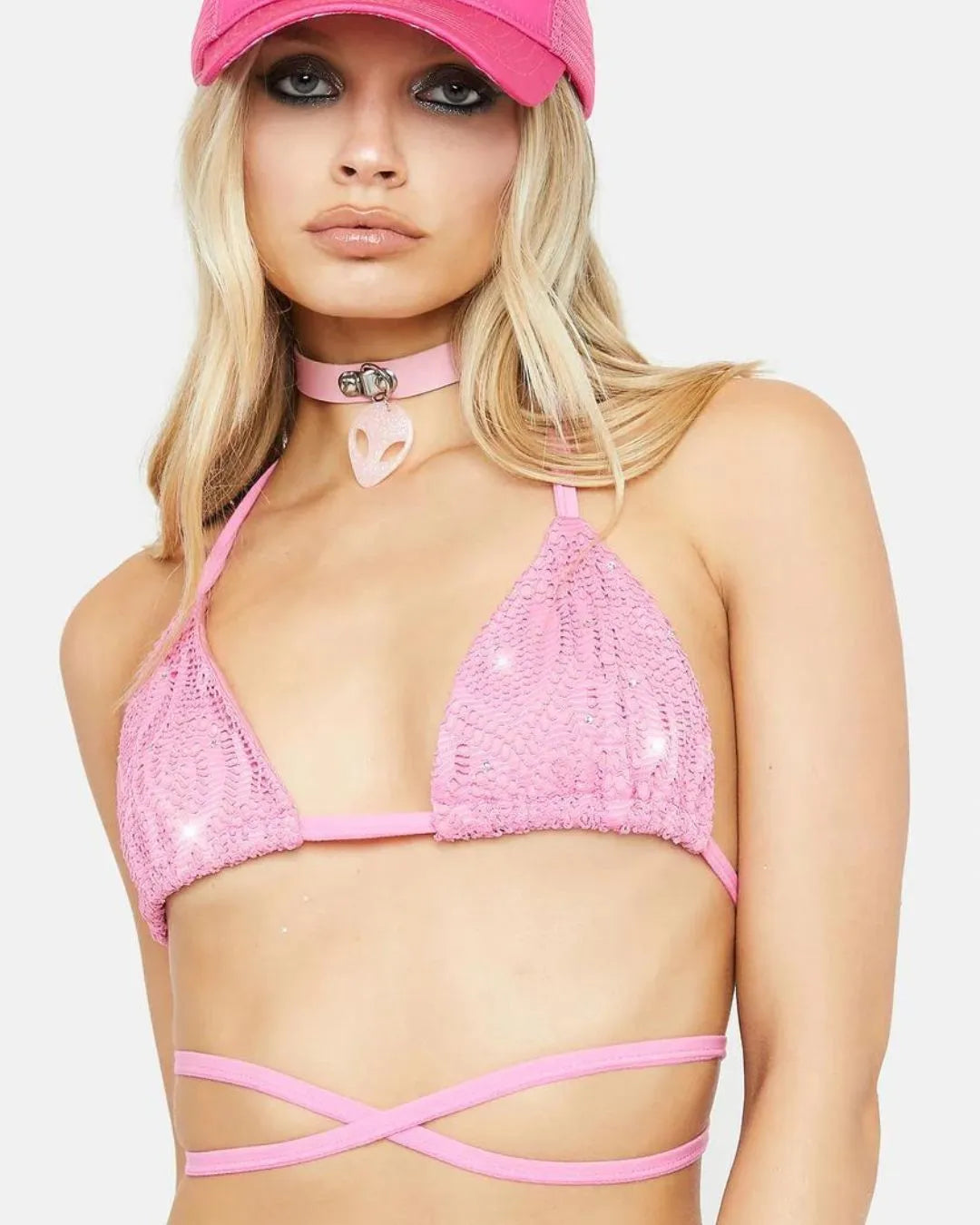 Top Bra Strappy Lace