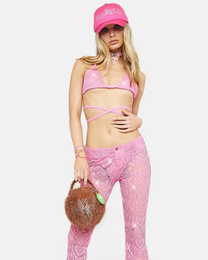 Top Bra Strappy Lace